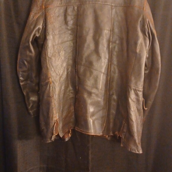 Vintage 70s Suedebane Genuine sheepskin lined Leather Marlboro Jacket XL RARE - Picture 7 of 11